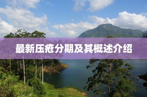最新压疮分期及其概述介绍
