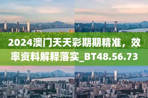 2024澳门天天彩期期精准，效率资料解释落实_BT48.56.73
