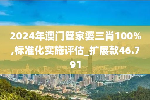 2024年澳门管家婆三肖100%,标准化实施评估_扩展款46.791