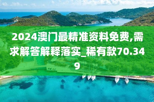 2024澳门最精准资料免费,需求解答解释落实_稀有款70.349