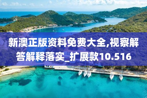 新澳正版资料免费大全,视察解答解释落实_扩展款10.516
