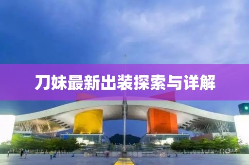 刀妹最新出装探索与详解