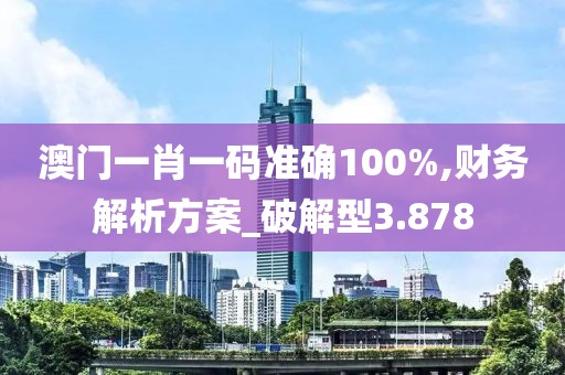 澳门一肖一码准确100%,财务解析方案_破解型3.878
