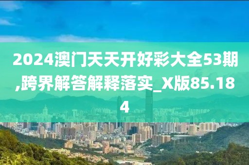 2024澳门天天开好彩大全53期,跨界解答解释落实_X版85.184