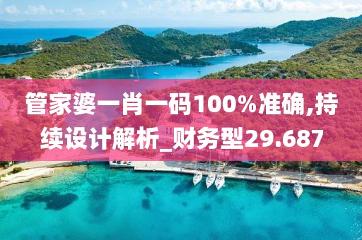 管家婆一肖一码100%准确,持续设计解析_财务型29.687
