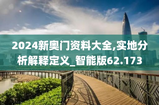 2024新奥门资料大全,实地分析解释定义_智能版62.173