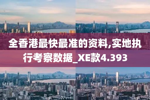 全香港最快最准的资料,实地执行考察数据_XE款4.393