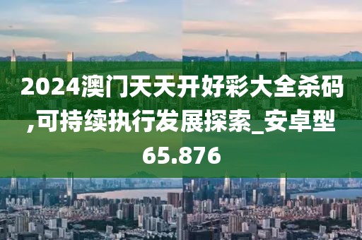 2024澳门天天开好彩大全杀码,可持续执行发展探索_安卓型65.876