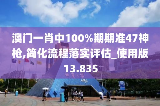 澳门一肖中100%期期准47神枪,简化流程落实评估_使用版13.835