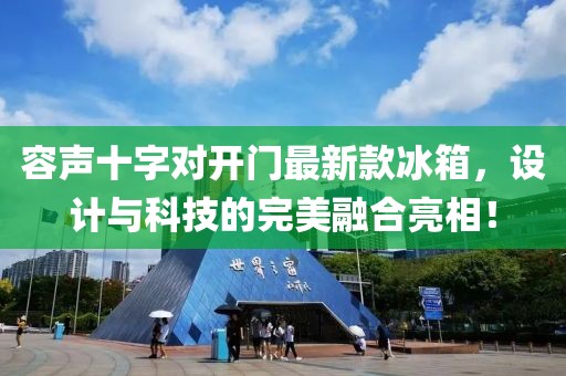 容声十字对开门最新款冰箱，设计与科技的完美融合亮相！