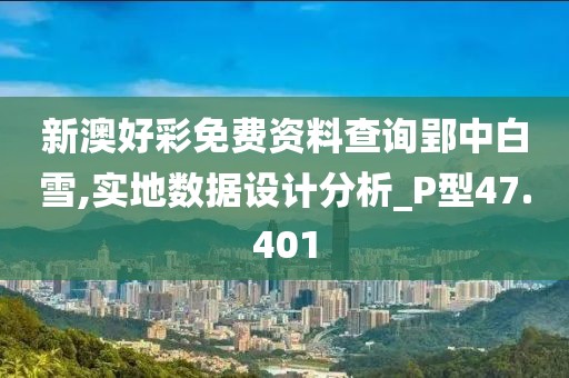 新澳好彩免费资料查询郢中白雪,实地数据设计分析_P型47.401