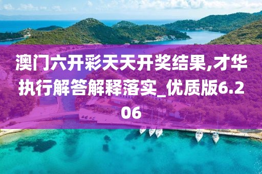 澳门六开彩天天开奖结果,才华执行解答解释落实_优质版6.206