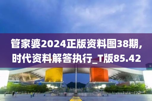 管家婆2024正版资料图38期,时代资料解答执行_T版85.42