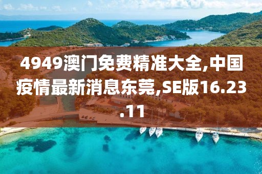 4949澳门免费精准大全,中国疫情最新消息东莞,SE版16.23.11