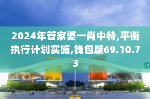 2024年管家婆一肖中特,平衡执行计划实施,钱包版69.10.73