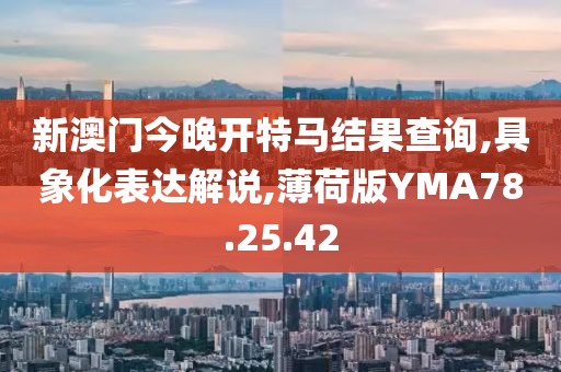 新澳门今晚开特马结果查询,具象化表达解说,薄荷版YMA78.25.42