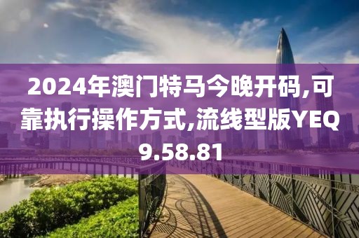 2024年澳门特马今晚开码,可靠执行操作方式,流线型版YEQ9.58.81