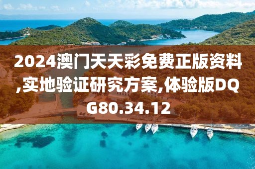 2024澳门天天彩免费正版资料,实地验证研究方案,体验版DQG80.34.12