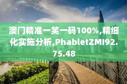 澳门精准一笑一码100%,精细化实施分析,PhabletZMI92.75.48