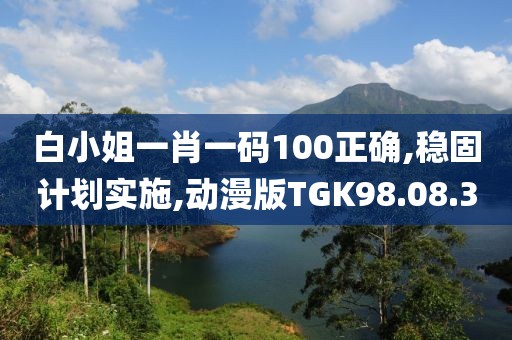 白小姐一肖一码100正确,稳固计划实施,动漫版TGK98.08.3