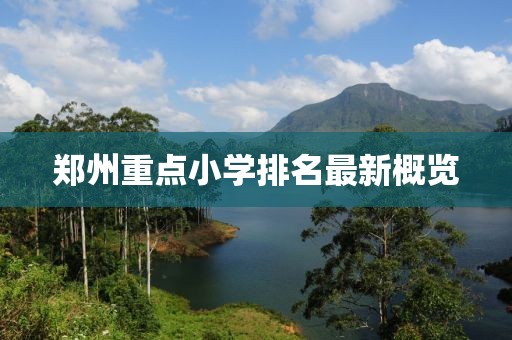 郑州重点小学排名最新概览