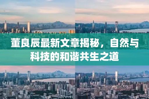 董良辰最新文章揭秘，自然与科技的和谐共生之道