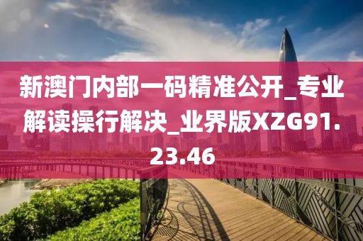 新澳门内部一码精准公开_专业解读操行解决_业界版XZG91.23.46