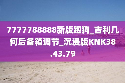 7777788888新版跑狗_吉利几何后备箱调节_沉浸版KNK38.43.79