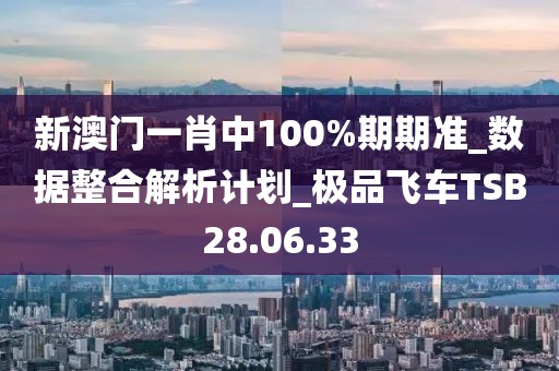 新澳门一肖中100%期期准_数据整合解析计划_极品飞车TSB28.06.33