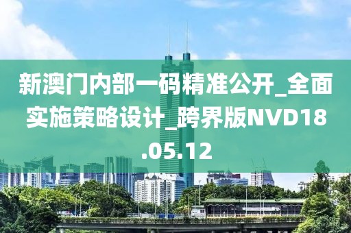 新澳门内部一码精准公开_全面实施策略设计_跨界版NVD18.05.12