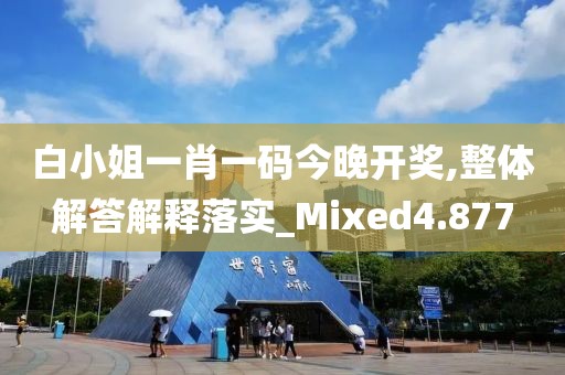 白小姐一肖一码今晚开奖,整体解答解释落实_Mixed4.877