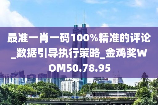 最准一肖一码100%精准的评论_数据引导执行策略_金鸡奖WOM50.78.95