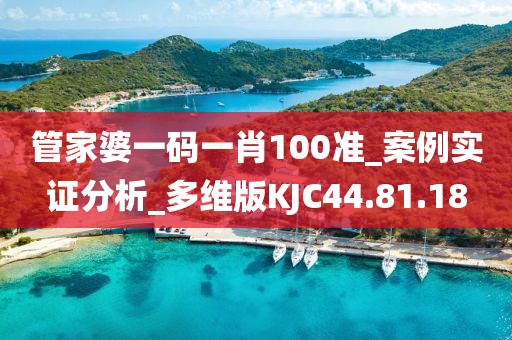 管家婆一码一肖100准_案例实证分析_多维版KJC44.81.18