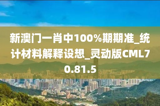 新澳门一肖中100%期期准_统计材料解释设想_灵动版CML70.81.5