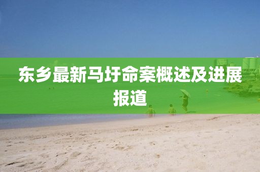 东乡最新马圩命案概述及进展报道