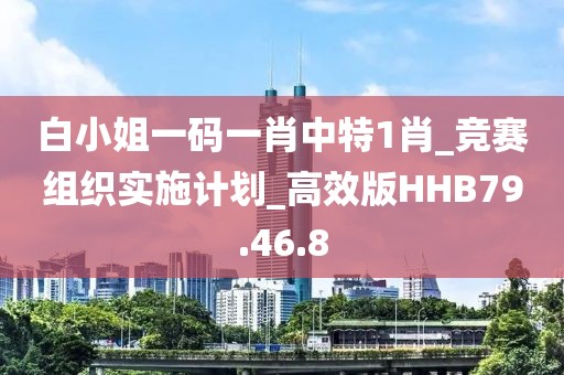 白小姐一码一肖中特1肖_竞赛组织实施计划_高效版HHB79.46.8