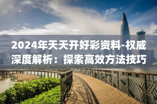 2024年天天开好彩资料-权威深度解析：探索高效方法技巧