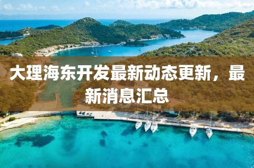 大理海东开发最新动态更新，最新消息汇总