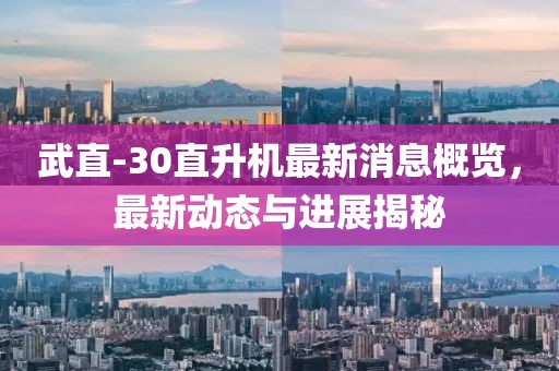 武直-30直升机最新消息概览，最新动态与进展揭秘