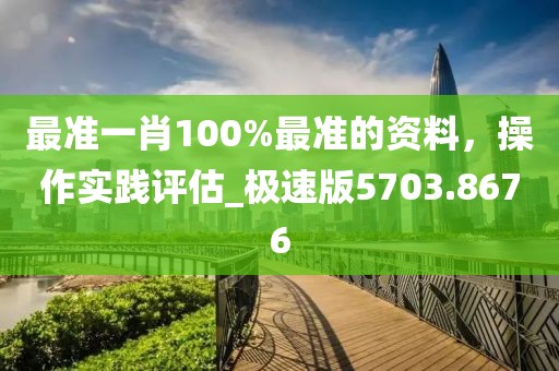 最准一肖100%最准的资料，操作实践评估_极速版5703.8676