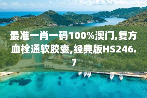 最准一肖一码100%澳门,复方血栓通软胶囊,经典版HS246.7
