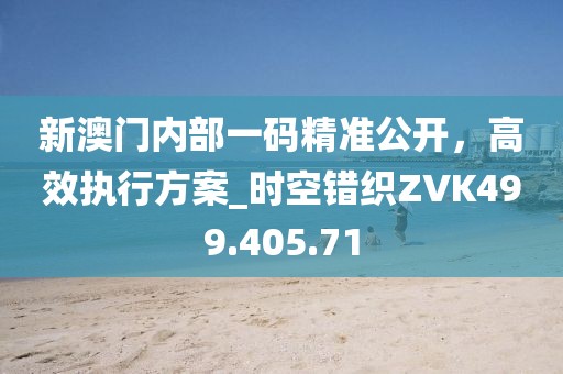 新澳门内部一码精准公开，高效执行方案_时空错织ZVK499.405.71