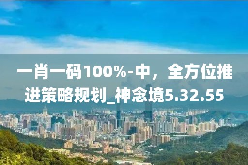 一肖一码100%-中，全方位推进策略规划_神念境5.32.55