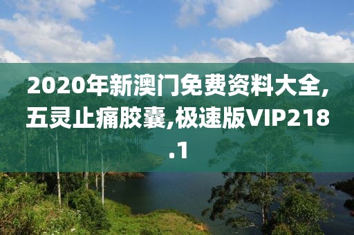2020年新澳门免费资料大全,五灵止痛胶囊,极速版VIP218.1