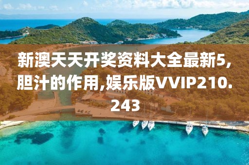新澳天天开奖资料大全最新5