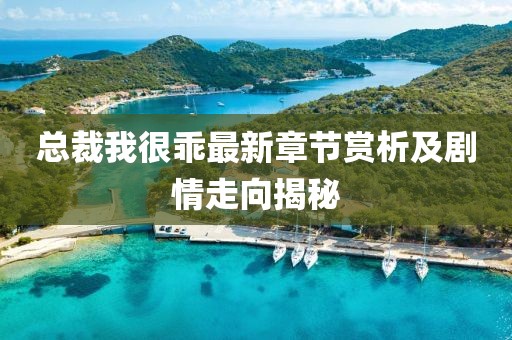 总裁我很乖最新章节赏析及剧情走向揭秘