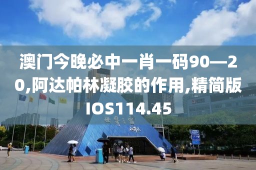 澳门今晚必中一肖一码90—20,阿达帕林凝胶的作用,精简版IOS114.45