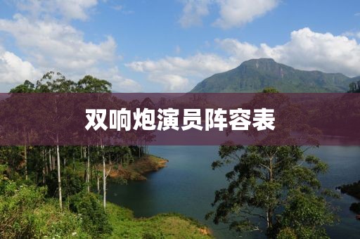 双响炮演员阵容表