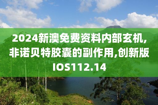 2024新澳免费资料内部玄机,非诺贝特胶囊的副作用,创新版IOS112.14