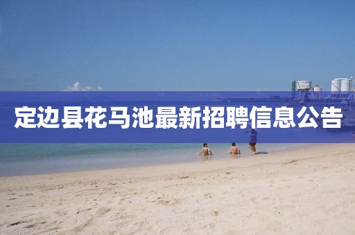 定边县花马池最新招聘信息公告
